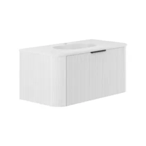 Lola Mila Curved Wall Hung Vanity 900mm