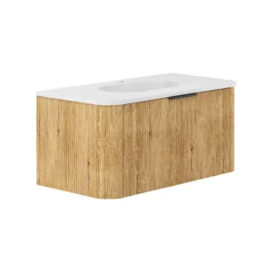 Lola Mila Curved Wall Hung Vanity 900mm