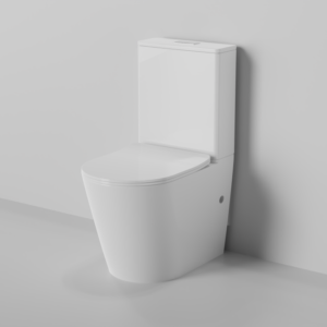 Extra High Rimless, Whirlpool Flushing Two-pieces Back to Wall Toilet Suit